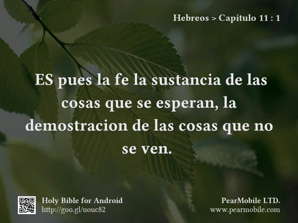 Hebreos, Capítulo 11:1